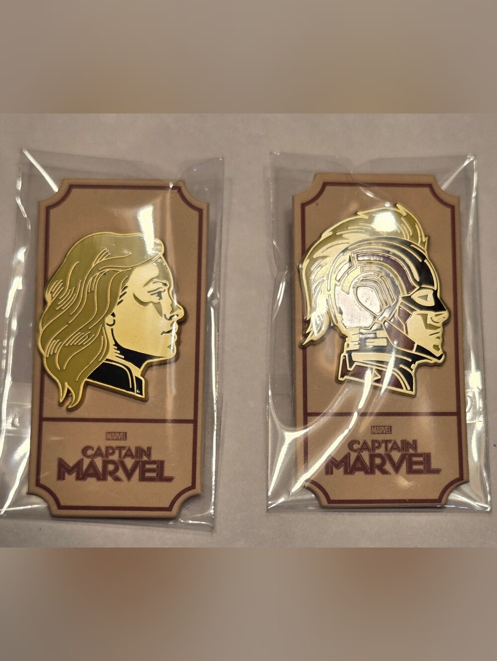 Mondo Marvel - Captain Marvel Enamel Pins